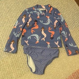 Carters 3T rash guard swim suit
